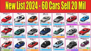 New List 20 Million Cars in Forza Horizon 5