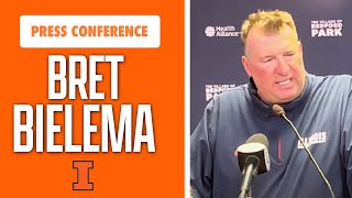 Illinois head coach Bret Bielema talks after win over Nebraska I HuskerOnline I GBR