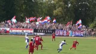 Derby Powiatu Kibicowsko Unia Nowa Sarzyna-Pogoń Leżajsk 16.08.2015r.