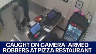 Caught on camera: Kyle police looking for armed robbers at Mr. Gatti's Pizza | FOX 7 Austin