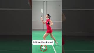 Backhand always misses? One detail to fix it!  #badminton