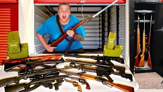 I Bought The MOST EXPENSIVE Storage Unit in the Country! He HOARDED GUNS! Safe FULL OF CASH!