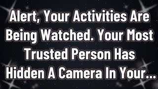 💥Alert, Your Activities Are Being Watched  Your Most Trusted Person Has Hidden A Camera In Your...