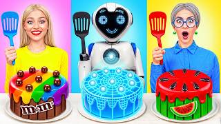 Me vs Grandma vs Robot Cooking Challenge | Funny Food Situations by Multi DO Challenge