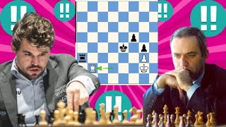 Two boss Magnus Carlsen vs Garry Kasparov 50