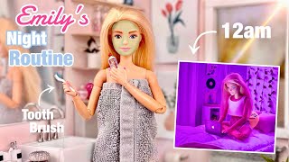 Emily’s Nighttime Routine! Barbie Doll Routine Video - Emily’s Vlog