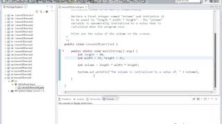 MJP Vol-1 Exercises(Section 22 -More on Declaring and Initializing Variables)