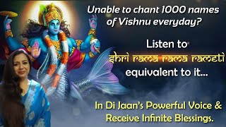Shri Rama Rama Rameti | Di Jaan's Voice | Collective Cosmic Chanting | Visual Ramayan |Get Blessed❤