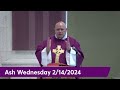 ash wednesday 2 14 2024 5 00pm