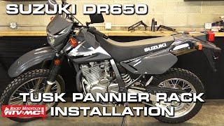 Suzuki DR650 Tusk Pannier Rack Installation