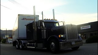 2007 CAT-POWERED PETERBILT 379 FLAT TOP -- ALLEY DOCK At Purolator Warehouse