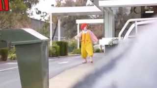 Ronald McDonald    Attacked by McDonald's Manager