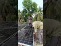 shorts 5.4 kw solar on grid system installing at pala. shortsfeed trending trendingshorts solar