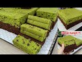 HASIL 30 POTONG CANTIK SUPER LEMBUT BOLU PANDAN MESES LAPIS COKLAT 100% ANTI GAGAL