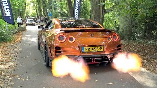 700HP Top Secret Nissan GT-R R35 with Armytrix Exhaust - HUGE Flames, Revs \u0026 Accelerations !