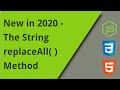 The New String replaceAll Method