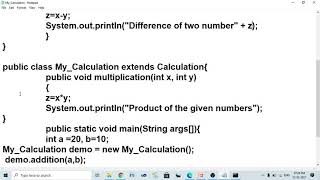 BCA OBJECT ORIENTED TECHNOLOGIES AND JAVA PROGRAMMING (MCS024) BLOCK-2 UNIT-5 Inheritance in java