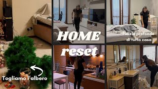 Home RESET // pulizie post FESTE 🫧🧽