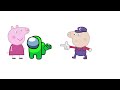 mini crewmate vs peppa pig characters