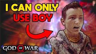 I tried beating God of War With Only BOY - Part 1 of 2