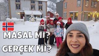 NORVEÇ'İN EN SÜSLÜ EVLERİ-EN UZUN KAHVALTI MASASI-NOEL MARKET TURU KARLAR BOYUMUZU GEÇTİ🥶#snow#vlog