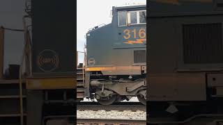 CSX DPUs Middle Of 2 Mile Train, Under Norfolk Southern Railroad In West Virginia