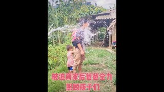 被迫离家后爸爸全力照顾孩子们 #越南农村生活 #越南单亲爸爸