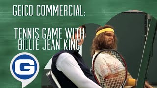 GEICO Commercial - Tennis Game With Billie Jean King 🎾🏸 (2008)