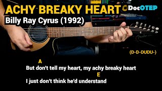 Achy Breaky Heart - Billy Ray Cyrus (1992) Easy Guitar Chords Tutorial with Lyrics