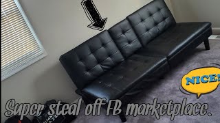 Mainstays Memory Foam Pillowtop Futon