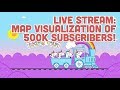 Coding Train Live #144: Map Visualization of 500k Subscribers!