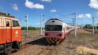 6605B次台鐵EMU1200型自強號專車迴送台東站2A月台鳴笛開車(EMC1203+EMC1204)