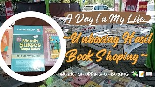 📚Hasil dari berburu  Buku di Bazar Buku Murah | Working and Unboxing  📮🤓