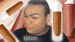THE ONLY HONEST FENTY BEAUTY CONCEALER & FOUNDATION REVIEW ON YOUTUBE. | Lushiou
