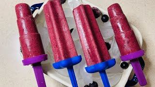 Mixed Berry popsicle | Popsicle recipe | Healthy Summer Desserts | Strawberry Bl