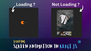 How to create Loading Screen Animation in React JS #reactjs #webdevelopment