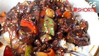 Ziangs #shorts Beef in black bean sauce