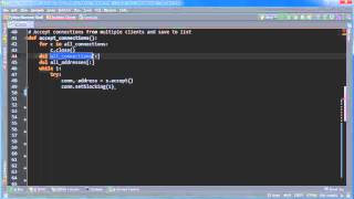 Python Reverse Shell Tutorial - 8 - Handling Connections from Multiple Clients