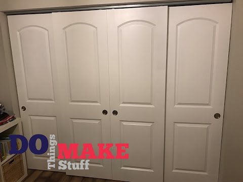 DIY Sliding Closet Doors, Easy Do It Yourself DIY Sliding Closet Doors, Easy Do It Yourself