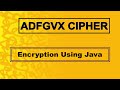 ADFGVX Cipher - Encryption [ Java ]