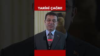 Ekrem İmamoğlu'ndan tarihi cumhurbaşkanı adaylığı çağrısı!