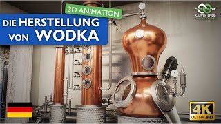 Die Herstellung von Wodka - 3D Animation über die Produktion des Wässerchens