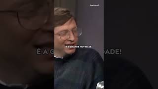 BILL GATES TENTANDO EXPLICAR A INTERNET - 1995 #shorts