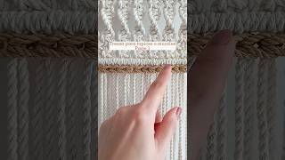 TRENZA Horizontal | Horizontal Braid Pattern | Easy Macrame Tutorial