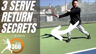 Master the Return of Serve in 3 Steps | Tennis Lesson