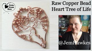 Raw Copper Wire Tree in a Hammered Frame Masterclass