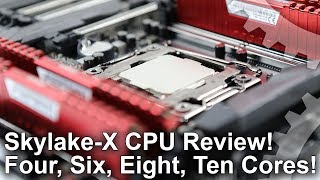 Intel Skylake-X Review! Core i9 7900X! Core i7 7820X/ 7800X/ 7740X!