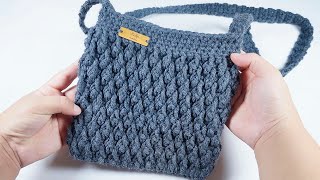 🌈Como Tejer Bolso Cartera PARA EL DIARIO #4 Crochet Ganchillo😍 (Punto Gota)