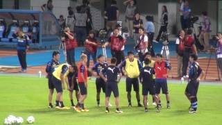 2016年9月25日 川崎 VS 横浜M 試合前 アップ風景