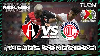 Resumen y goles | Atlas vs Toluca | Liga Mx - CL2023 J1 | TUDN